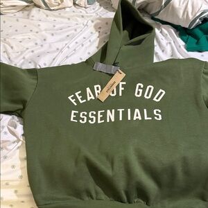 Essentials Green Hoodie